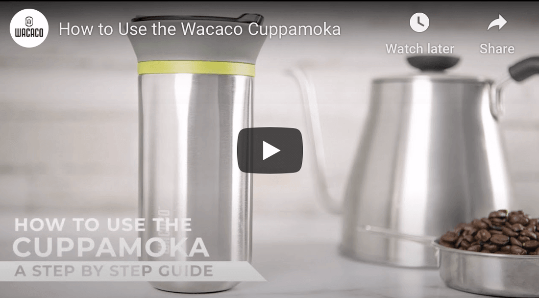 How To Brew The Perfect Pour Over Coffee With The Cuppamoka | Wacaco
