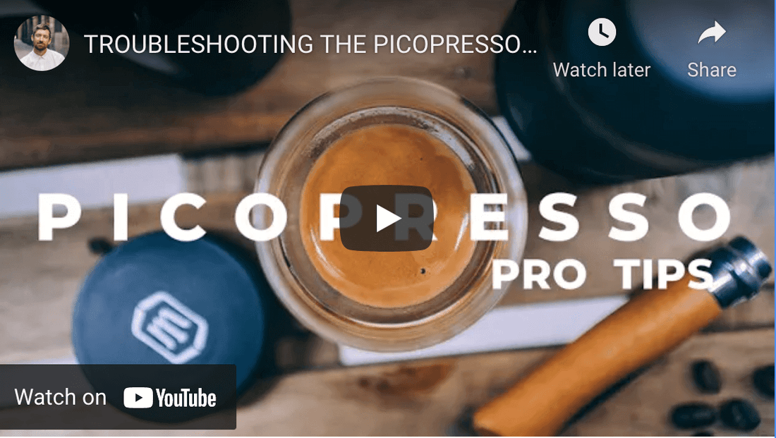 Brodie's Tips and Tricks for the Picopresso | Wacaco