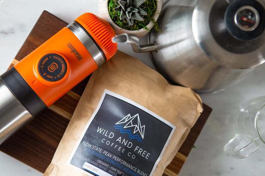 Roast Reviews:  Wild and Free Coffee Company’s Flow State: Peak Performance Blend | Wacaco