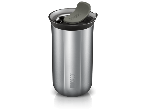 WACACO Cuppamoka Pour-Over Coffee Maker, Portable Drip Coffee Maker with 10 Cone Paper Filters, Manually Operated, Stainless Steel Coffee Brewer, 10 fl oz WACACO Cuppamoka Pour-Over Coffee Maker, Portable Drip Coffee Maker with 10 Cone Paper Filters, Manually Operated, Stainless Steel Coffee Brewer, 10 fl oz