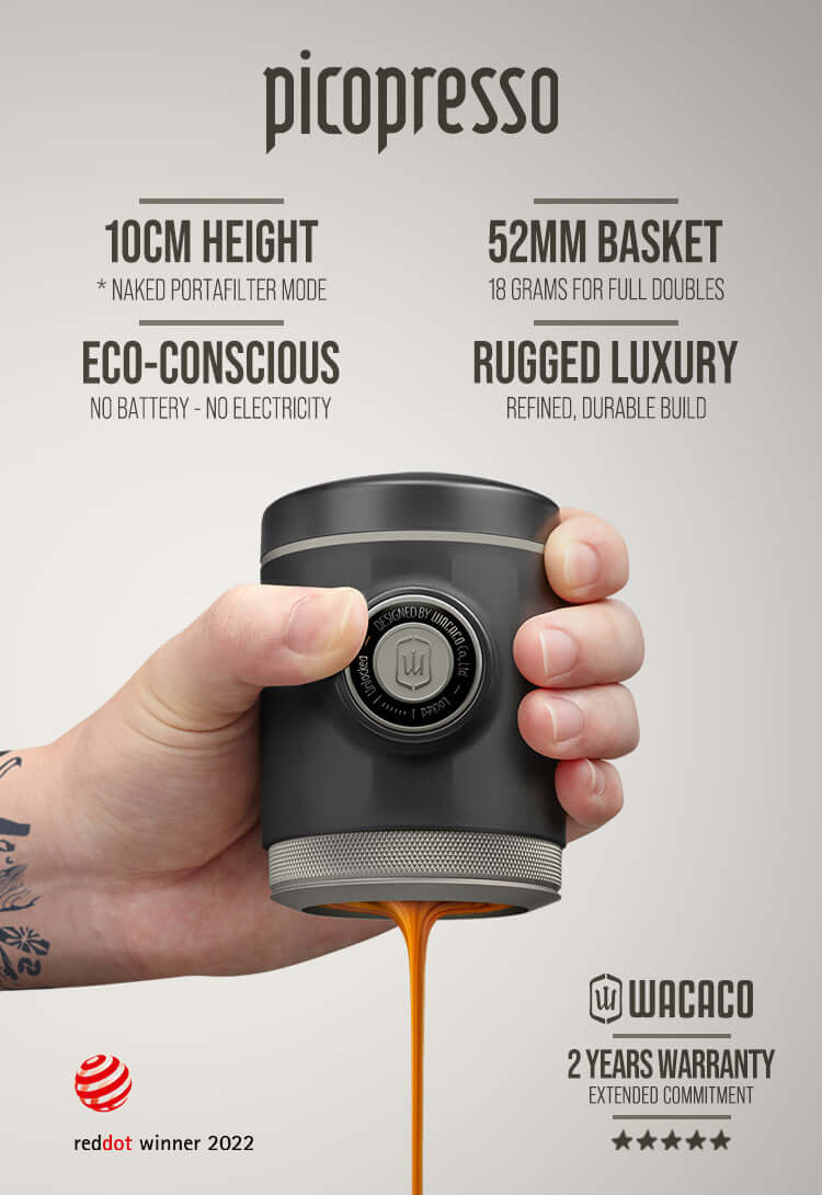 The Picopresso Portable Espresso Maker Is Great For Small Spaces And Travel