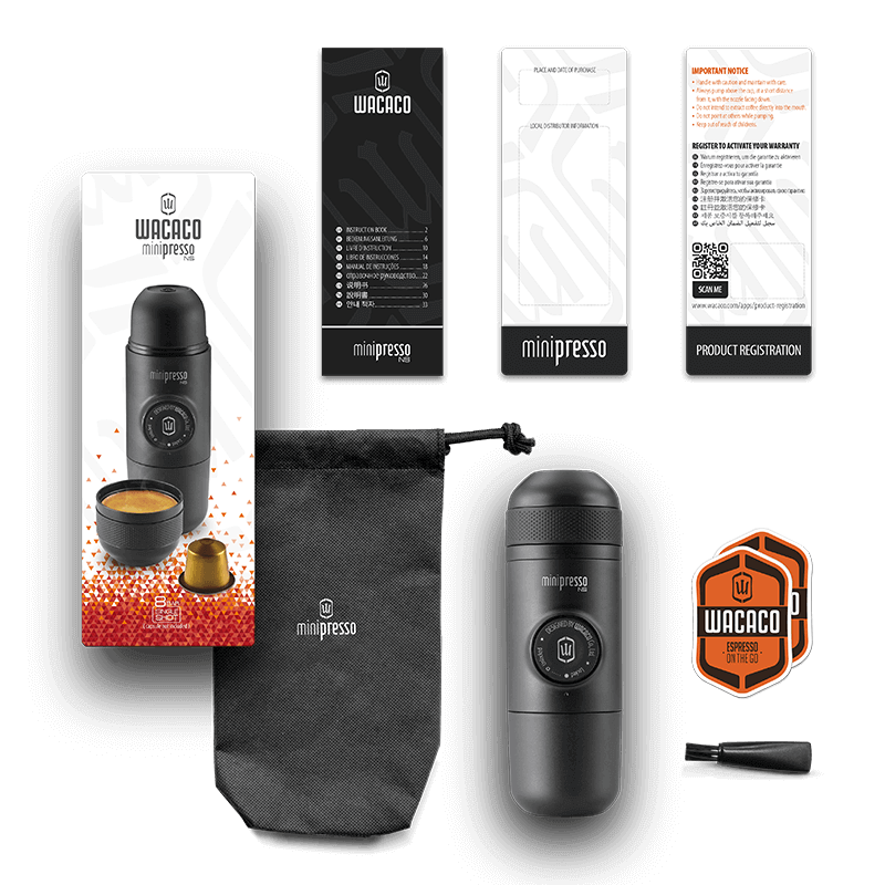 WACACO Nanopresso Portable Espresso Maker, Upgrade Version of Minipres –  USA Camp Gear