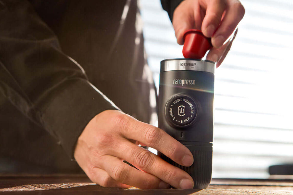 Wacaco | Nanopresso + NS Adapter | Coffee Grind Or Capsules